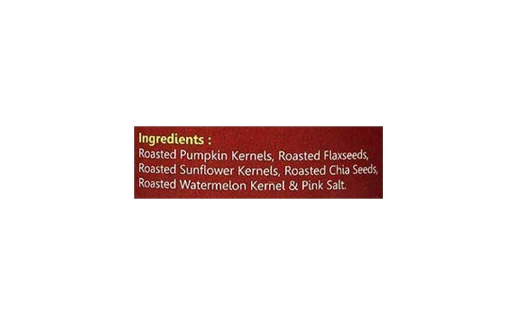 Healthy Planet Superseeds + Roasted Seed Mix Chia+Pumpkin+Flax+Watermelon+Sunflower   Plastic Bottle  250 grams